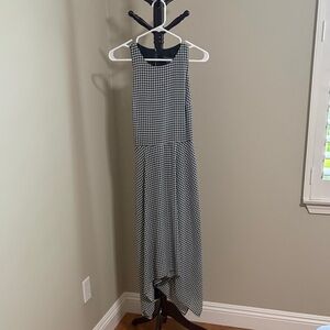 Banana Republic Monochrome High-Low Dress